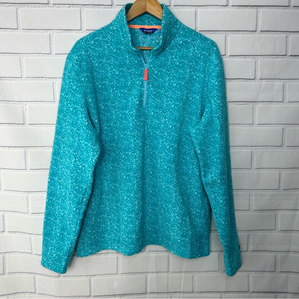Chubbies Quarter Zip Fleece Pullover size Large